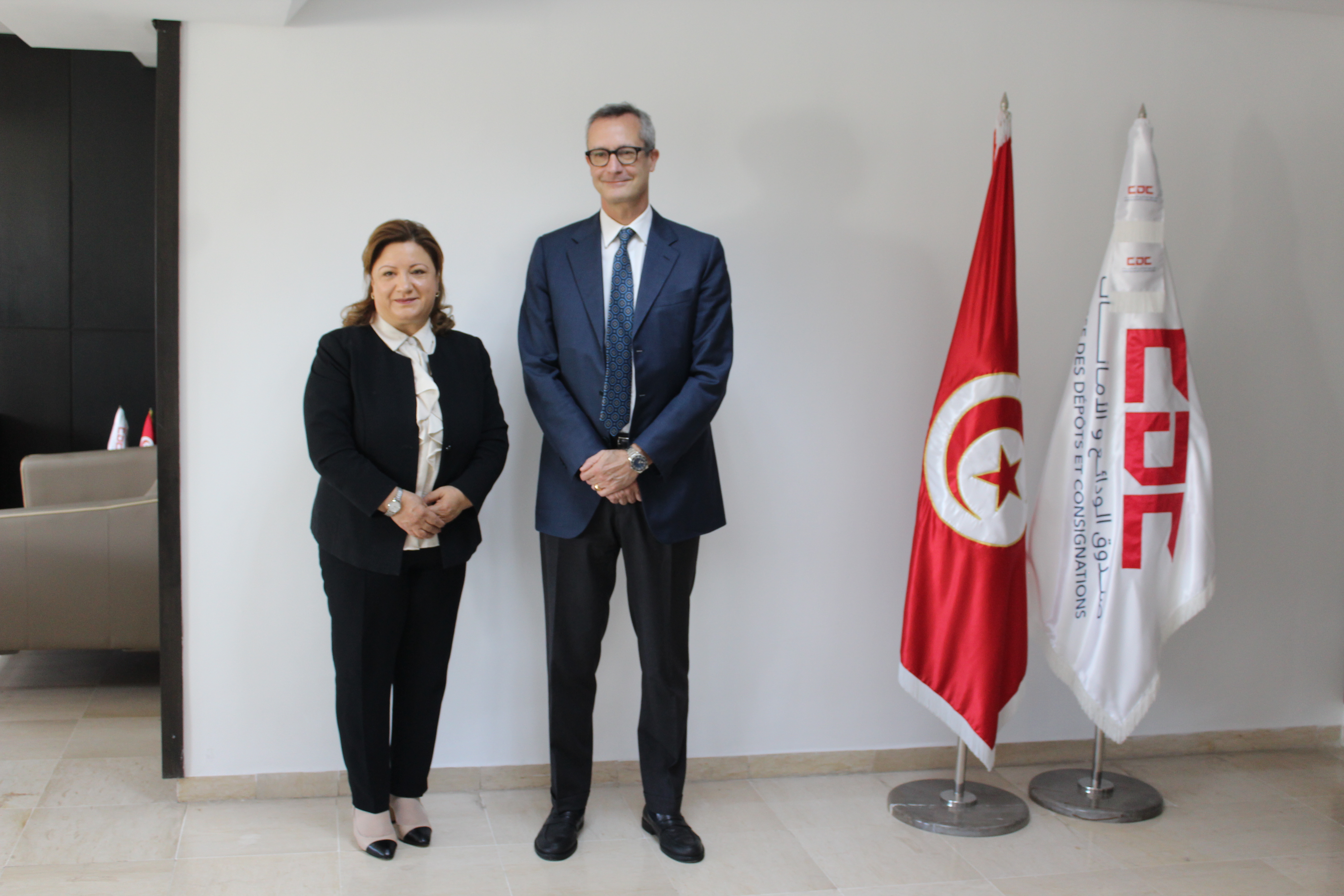 Visite de l'Ambassadeur d'Italie en Tunisie à la CDC