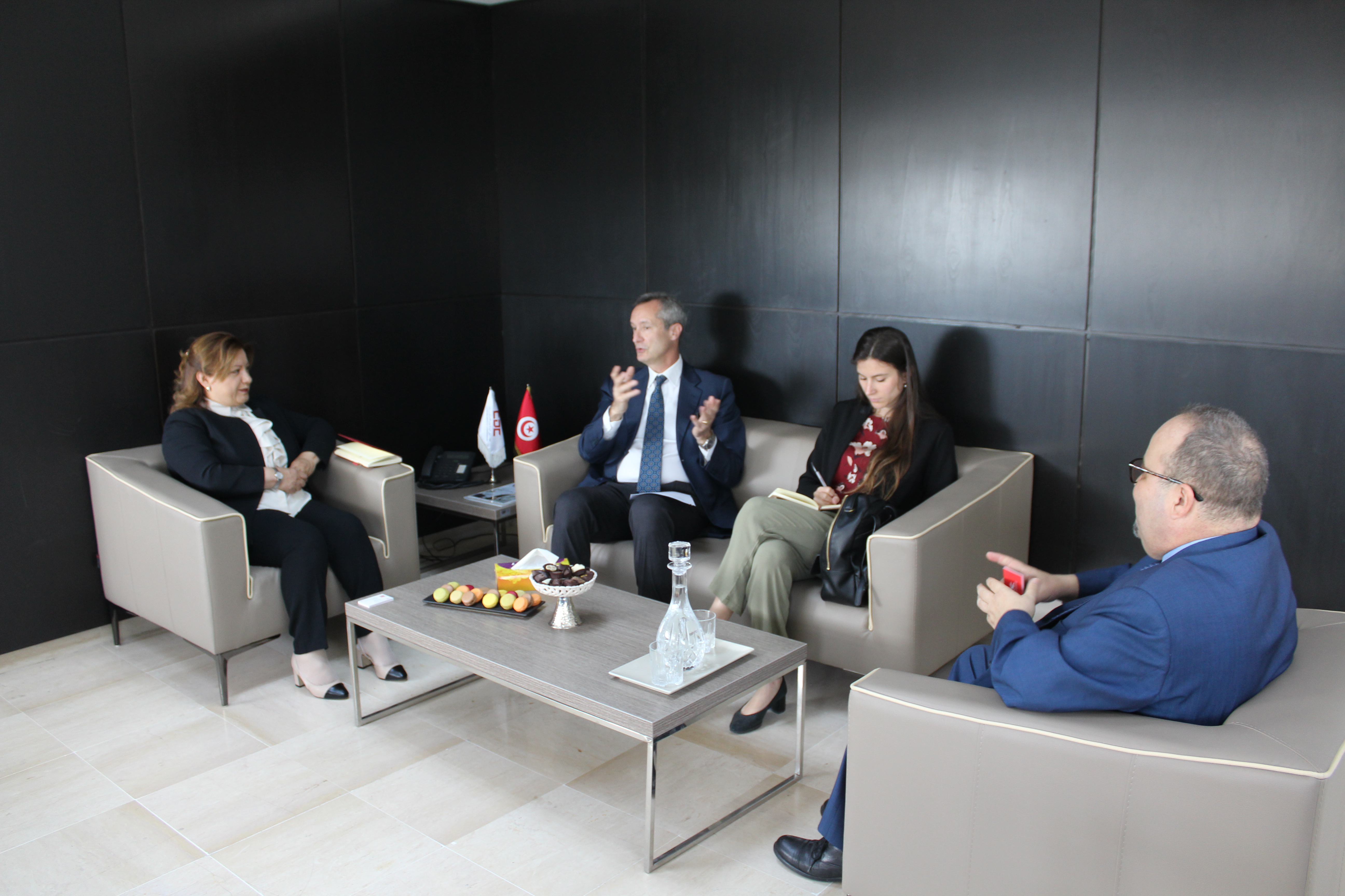 Visite de l'Ambassadeur d'Italie en Tunisie à la CDC